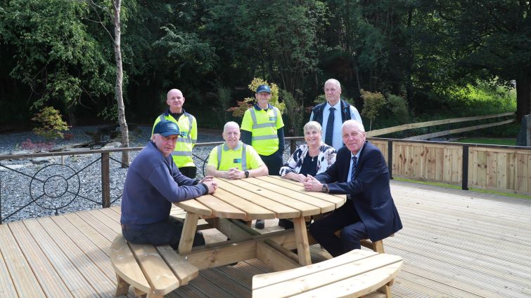 Refurbishment transforms Lanark Loch decking area