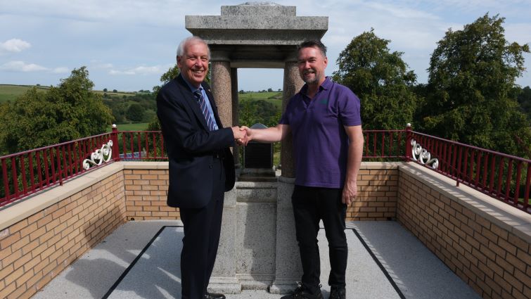 Work at refurbished fountain complete