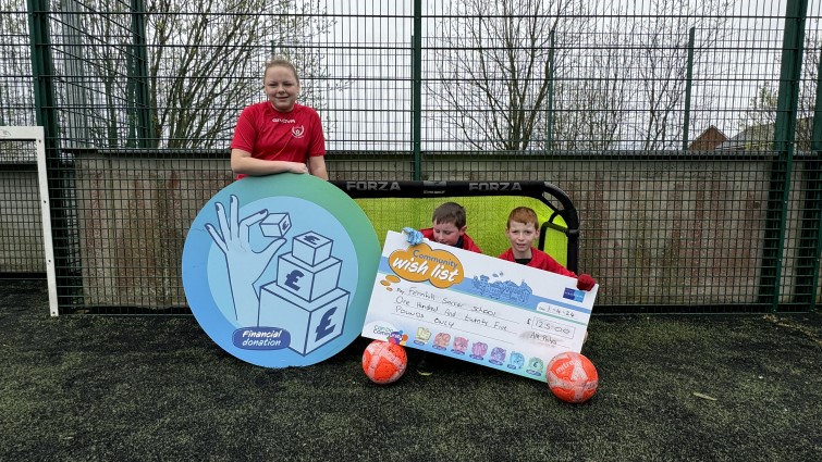 Football team scores again with wish list