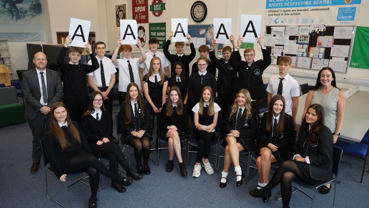 Duncanrig’s high achievers join the A Team