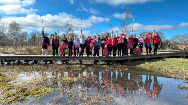 Bags of fun for primary school litter pickers