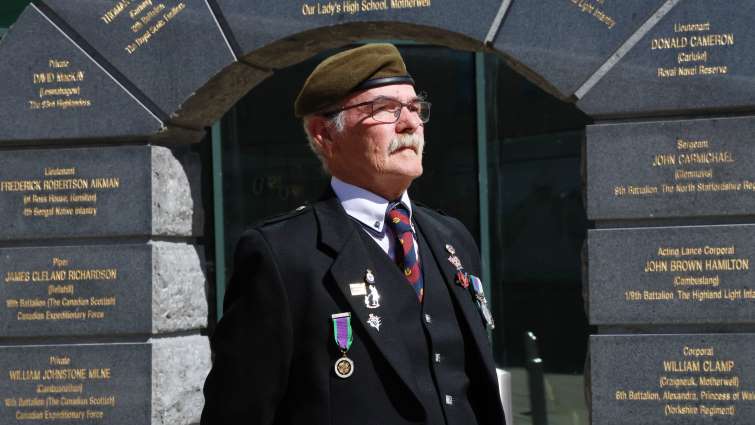 Veteran restores VC memorial