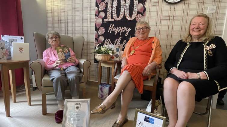 Margaret celebrates 100th birthday with two namesakes