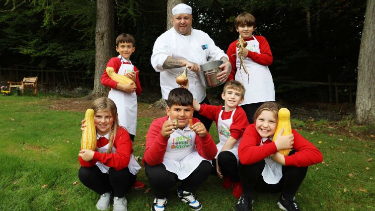 Primary pupils dig in to learn new cooking skills