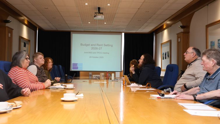 This image shows members of the Budget Scrutiny Group