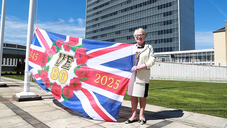 Provost leads VE Day 80th anniversary event