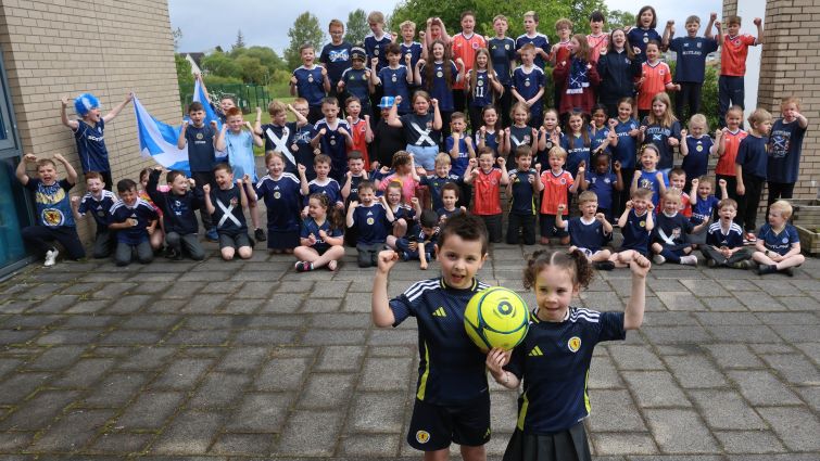 Good luck sent Scotland’s way as World Cup fever grips schools