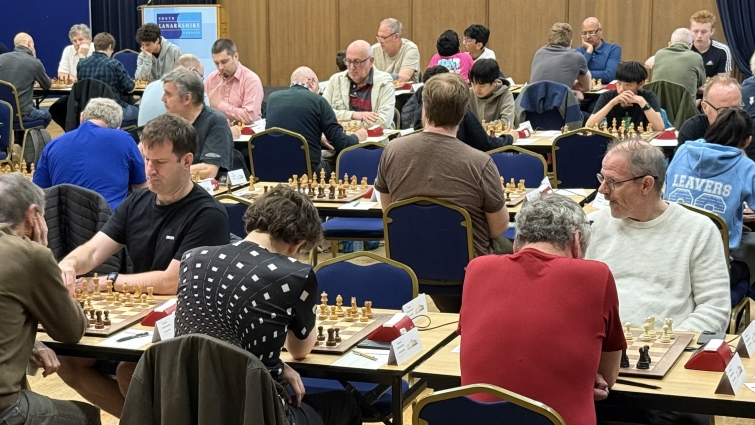 Players at the Scottish Chess Championships, 2026.